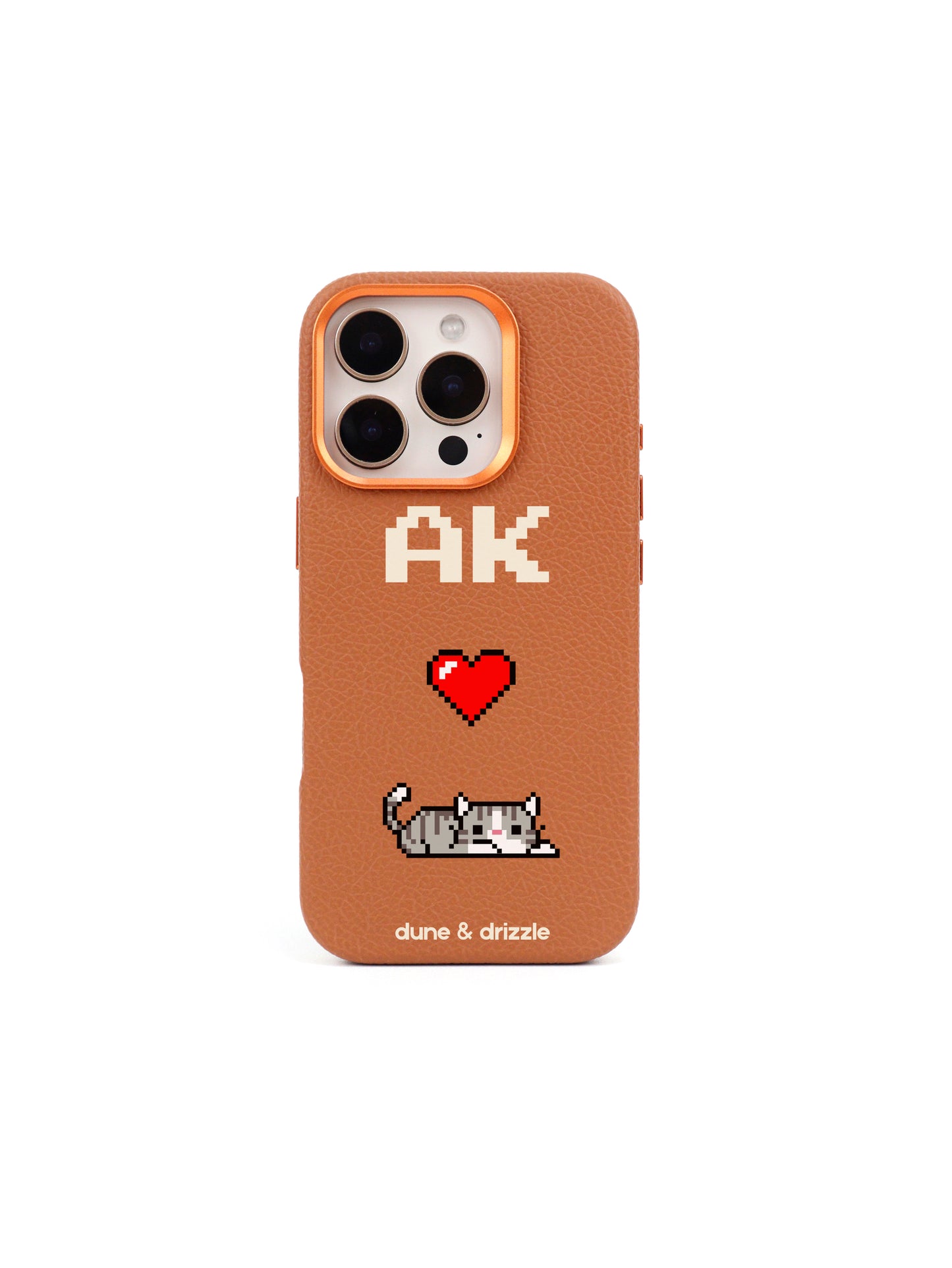 Pixel Love Cat ~ iPhone 16 Pro