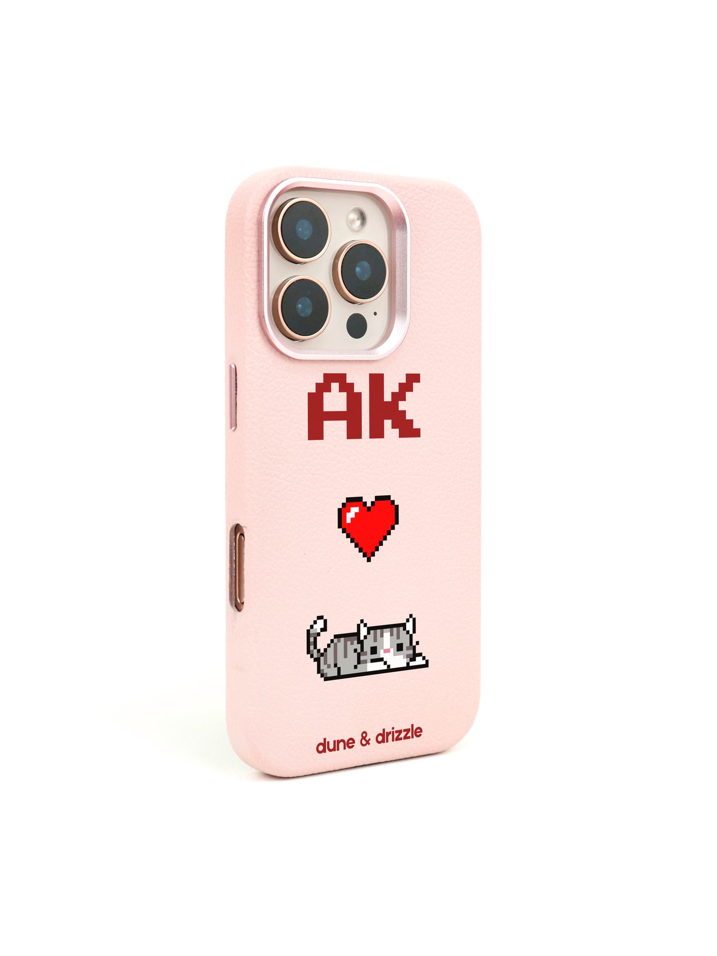 Pixel Love Cat ~ iPhone 16 Pro