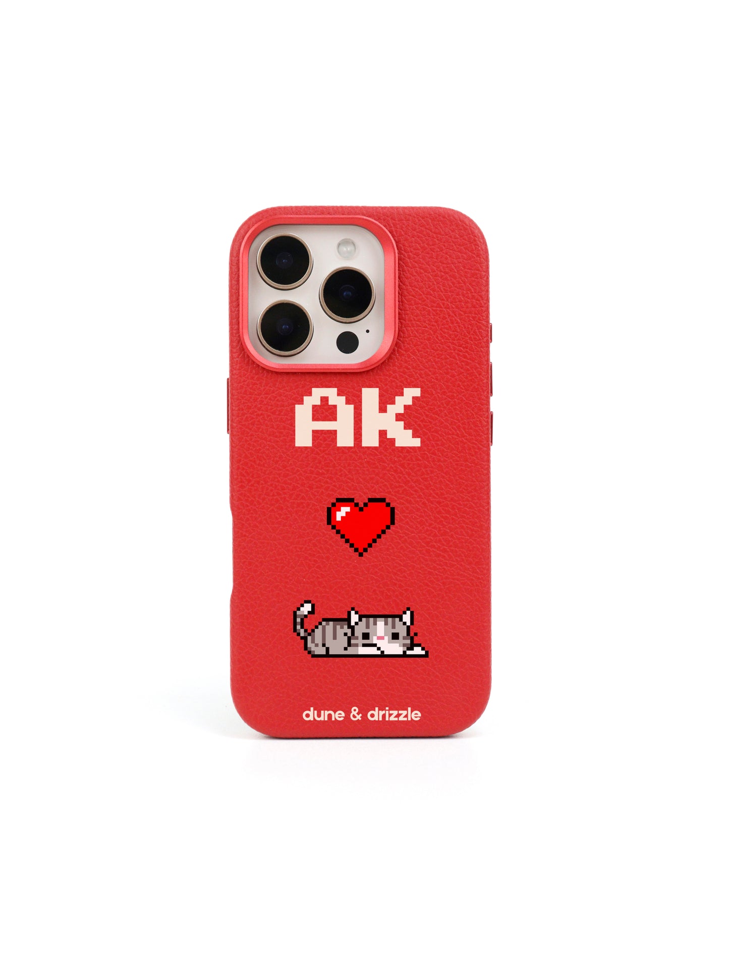 Pixel Love Cat ~ iPhone 16 Pro