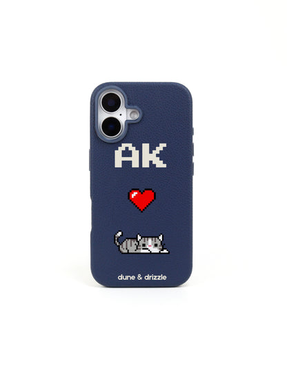 Pixel Love Cat ~ iPhone 16