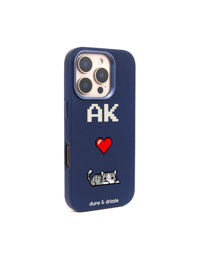 Pixel Love Cat ~ iPhone 16 Pro Max