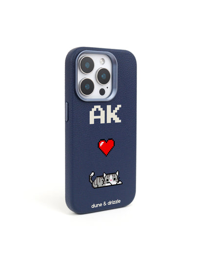 Pixel Love Cat ~ iPhone 15 Pro Max