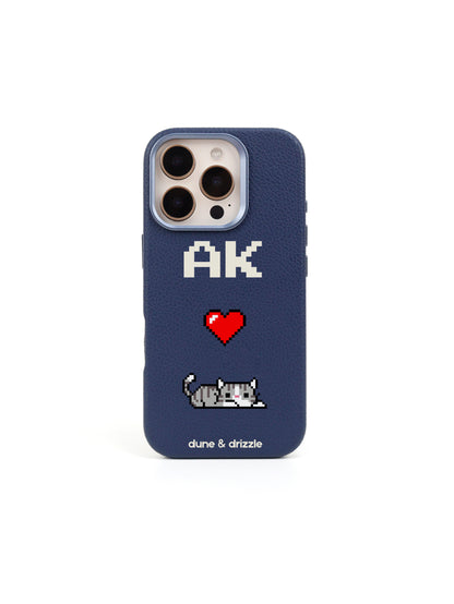 Pixel Love Cat ~ iPhone 16 Pro Max