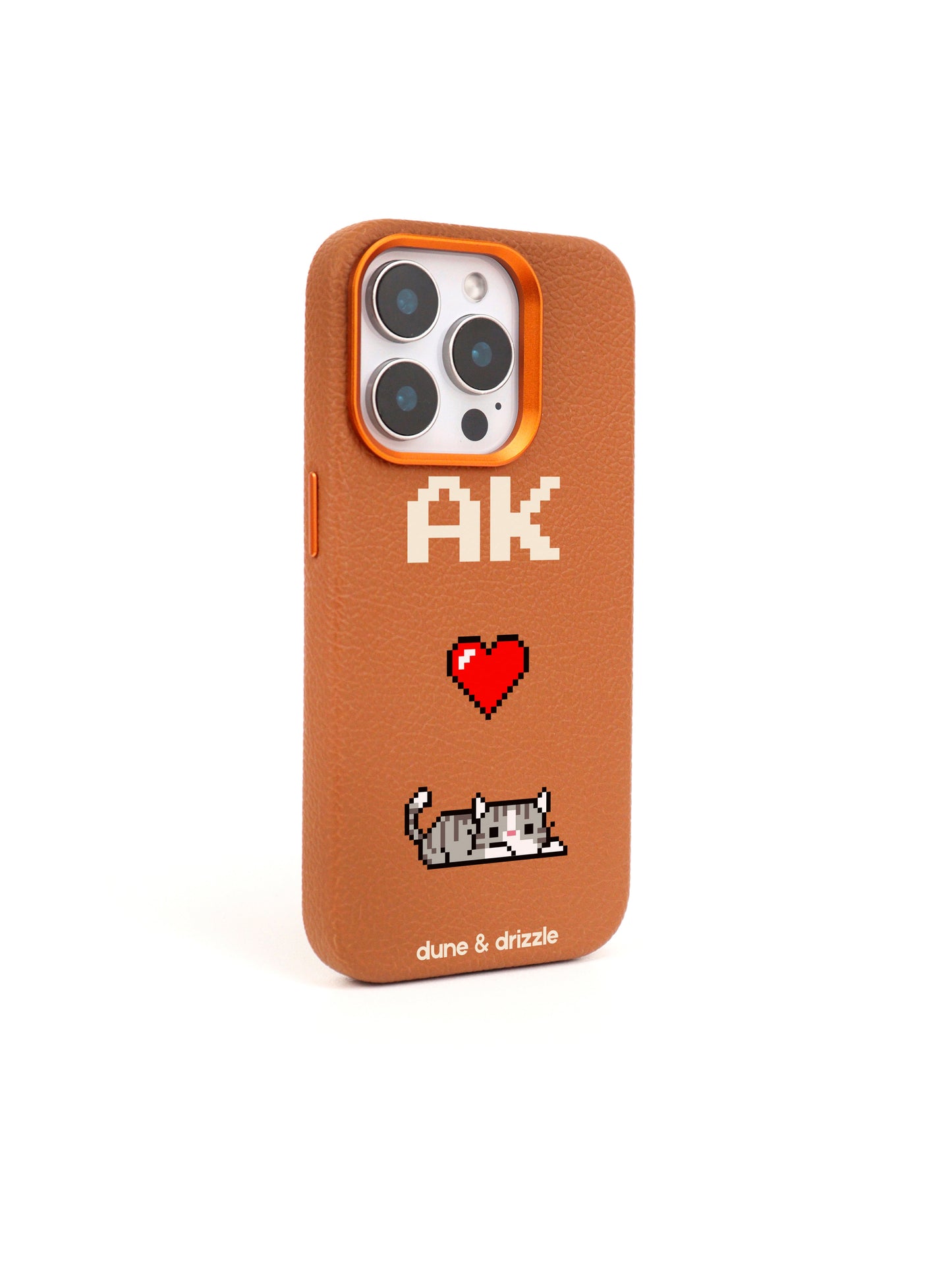 Pixel Love Cat ~ iPhone 15 Pro Max