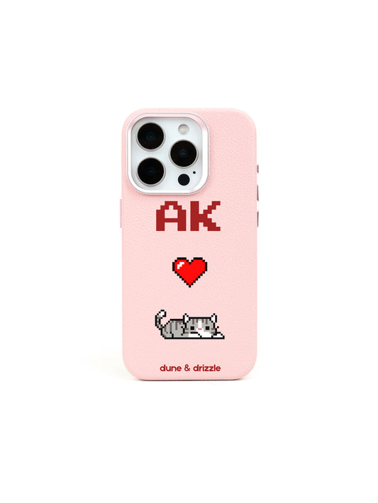 Pixel Love Cat ~ iPhone 14 Pro
