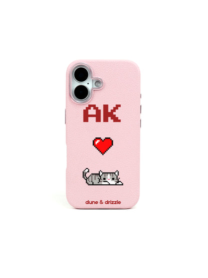Pixel Love Cat ~ iPhone 16