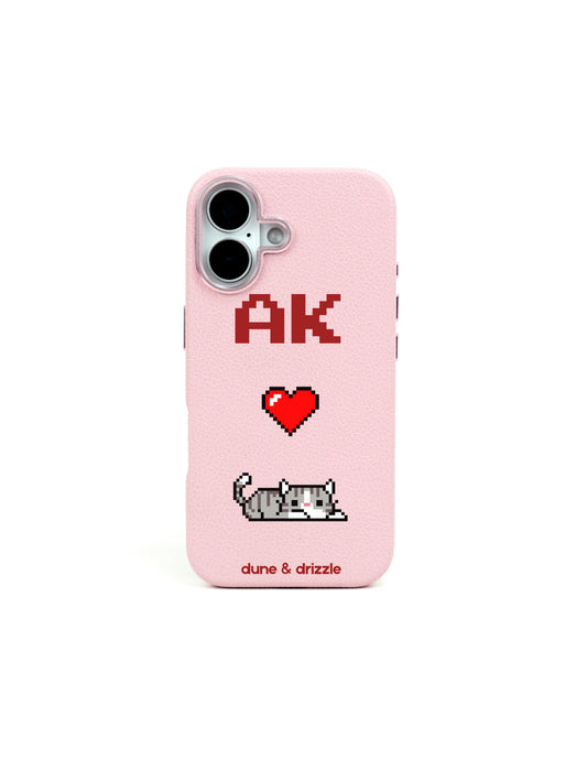 Pixel Love Cat ~ iPhone 16