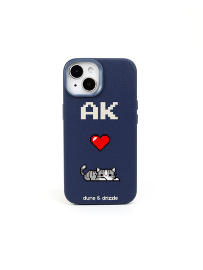 Pixel Love Cat ~ iPhone 15