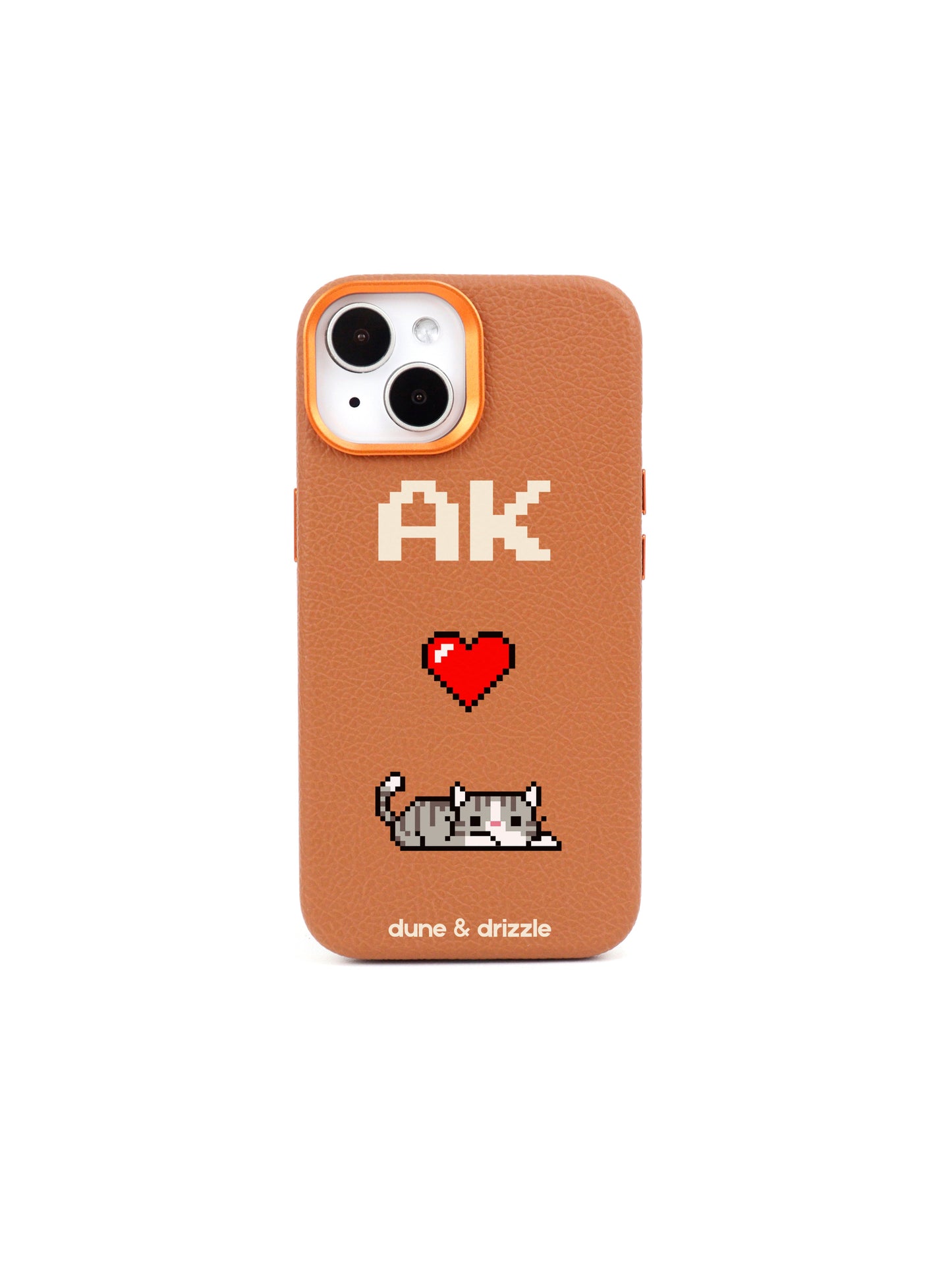 Pixel Love Cat ~ iPhone 15 Plus