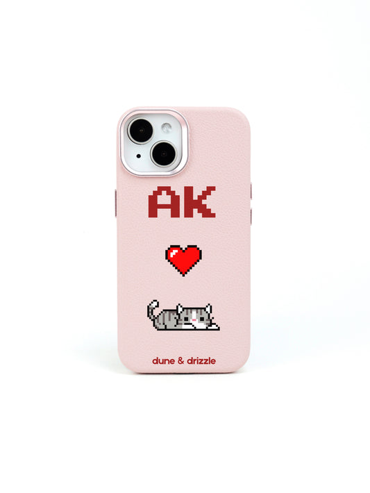 Pixel Love Cat ~ iPhone 13